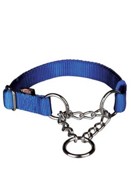 Trixie Premium Choker High-quality nylon strap Blue size L-XL